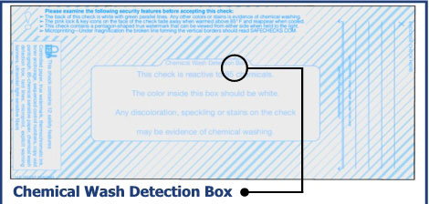 Chemical Wash Detection
